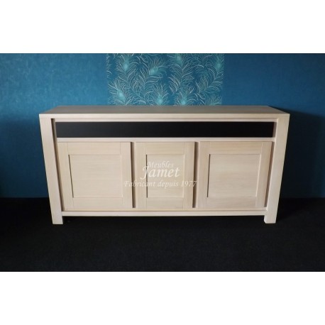 Enfilade Contemporaine en bois tiroir noir