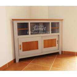 Meuble TV HIFI d'angle laqué Réf. MT 100