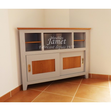 Meuble TV HIFI d'angle laqué Réf. MT 100