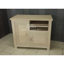 Meubles TV HIFI contemporain chêne naturel