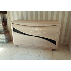 Buffet bas 2 portes contemporain. Réf.248