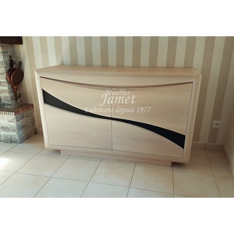 Buffet bas 2 portes contemporain. Réf.248