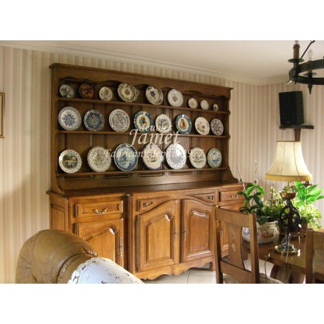 Buffet vaisselier rustique
