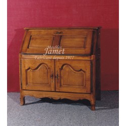 Bureau Dos D'âne en chêne LOUIS XV