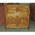 Bureau Dos D'âne sculpté en chêne