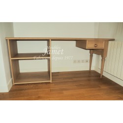 Bureau ordinateur en chêne Réf. BS 652