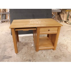 Bureau ordinateur en chêne Réf. BS 654