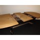table ovale en chêne dessus en épis