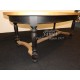 table ovale en chêne dessus en épis