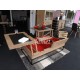Table de salon relevable en bois style Atelier