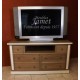 Meuble de télévision Contemporain en chêne