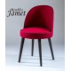 Fauteuil design BLEZ piètement chêne