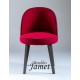 Fauteuil design BLEZ piètement chêne