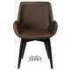 Fauteuil contemporain MILA Piètement rond conique