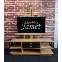 Meubles TV chevalet en chêne Réf. 4127