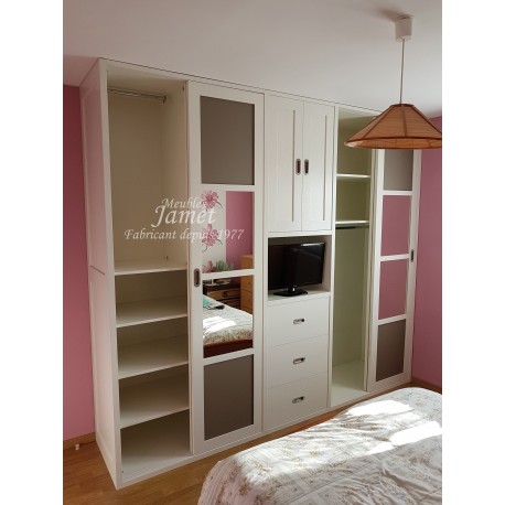 Dressing sur mesure en chêne