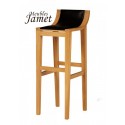 Tabouret de bar contemporain en chêne