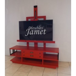 Meuble TV Chevalet en chêne