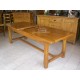 Table de ferme à panneaux