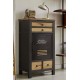 Chiffonnier style industriel en chêne