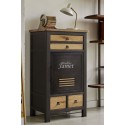 Chiffonnier style industriel en chêne
