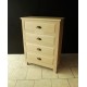 Chiffonnier contemporain en chêne massif