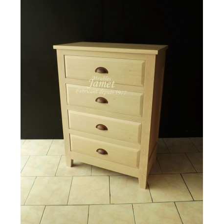 Chiffonnier contemporain en chêne massif