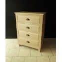 Chiffonnier contemporain en chêne massif