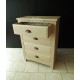 Chiffonnier contemporain en chêne massif