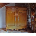 Commode de commis sur mesure en chêne