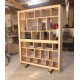 Bibliothèque sur mesure en chêne