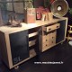 Buffet enfilade style Industriel Bois et Métal