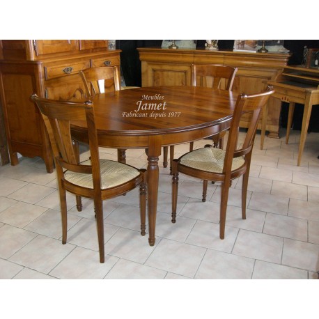 Table ronde Louis Philippe 6 pieds