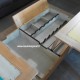 Table basse relevable dessus métal