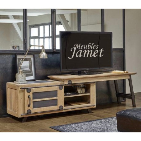 meuble TV extensible style Industriel