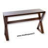 Console Contemporaine teinte noyer