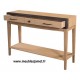 Console contemporaine en chêne