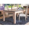 Table contemporaine en chêne rectangulaire