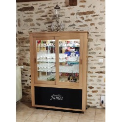 Argentier style contemporain en chêne massif