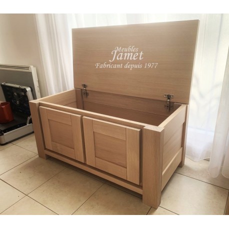 Coffre Contemporain chêne massif