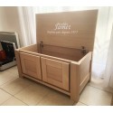 Coffre Contemporain chêne massif