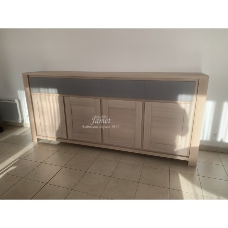 Enfilade contemporaine 4 portes 4 tiroirs