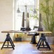 Table Style Industriel bois et métal