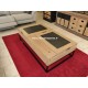 Table basse plateau relevable