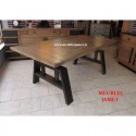 Table repas style Atelier