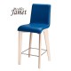 Tabouret YAM piètement rectangulaire
