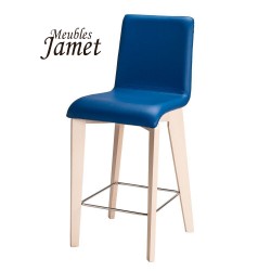 Tabouret YAM piètement rectangulaire