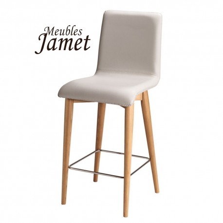 Tabouret YAM T 9838 piètement rond conique