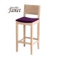 Tabouret Snack NATURA T730 en chêne