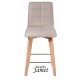 Tabouret Snack contemporain piètement rotatif